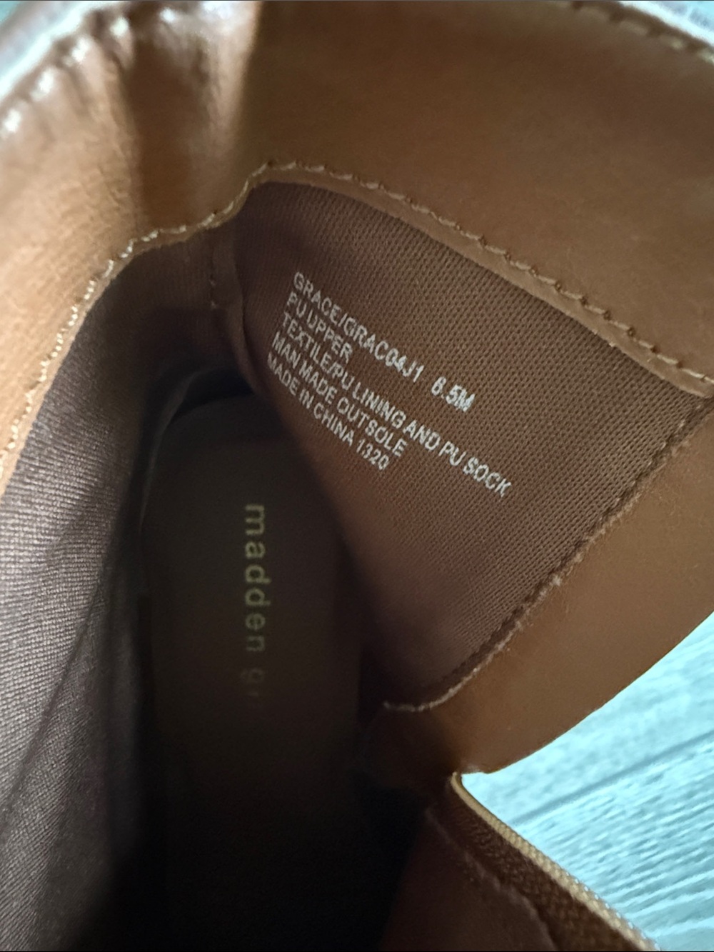 Madden Girl Camel Booties Sz 6.5M - Picture 2 of 10